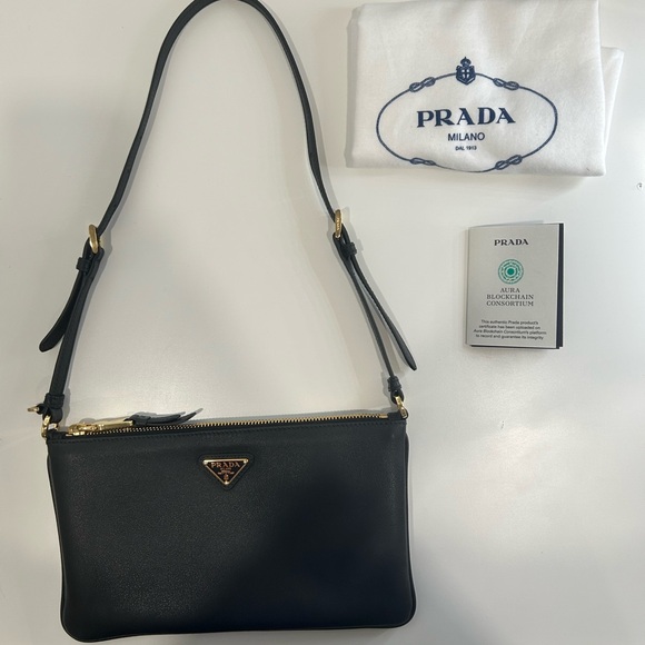 Prada Black Leather Handbag - Picture 3 of 3
